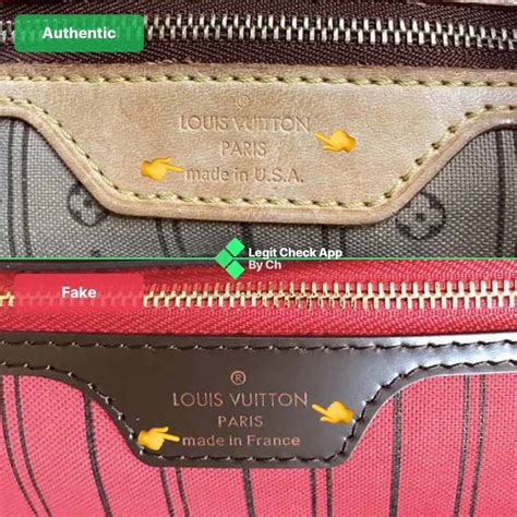 real louis vuitton bag vs fake inside|authentic louis vuitton stamps.